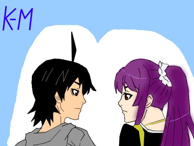 Koyomi Araragi X Hitagi Senjougahara (Bakemonogatari) :x:x:x BEST COUPLE FOREVER <3