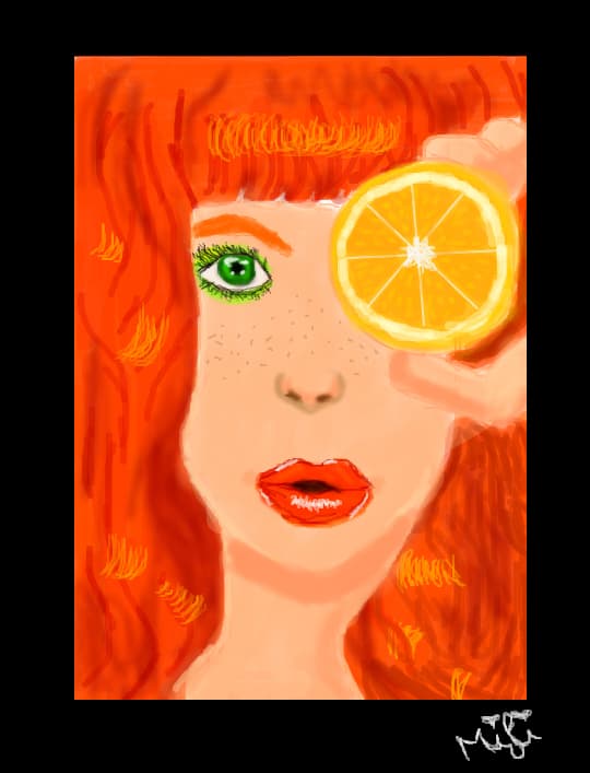 orange girl