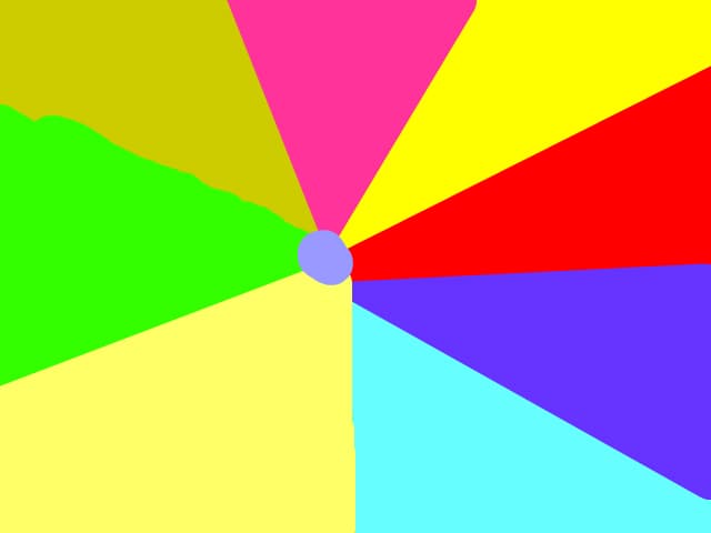 Desen multicolor