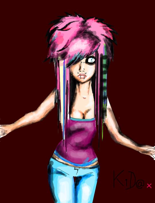 scene girl Kid@xz baa id meo je_3v3