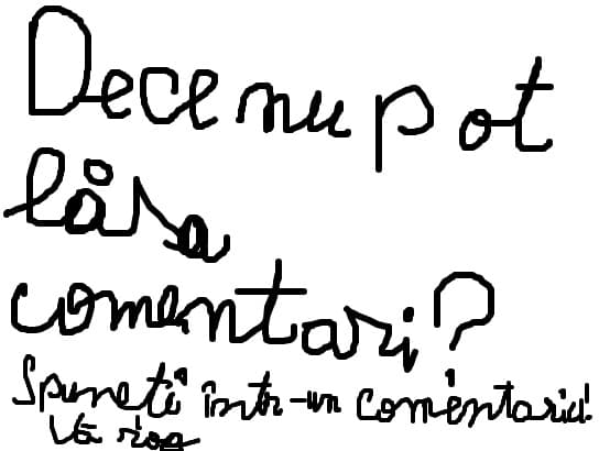 dc nu pot lasa comentari spunetimi