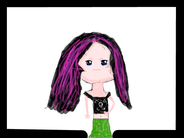 emo girl....
