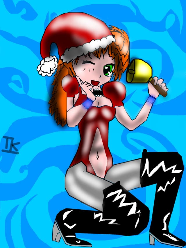 Christmas Anime Girl pt concursul lui Miha-criss