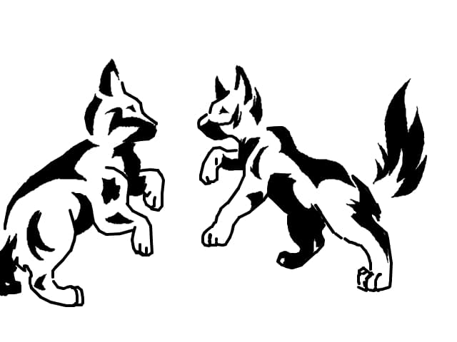 puppy tattoo