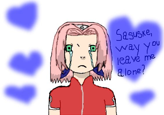 Sakura crying