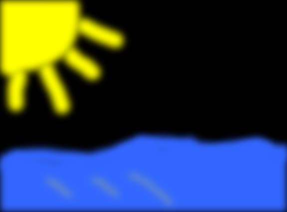 The sea