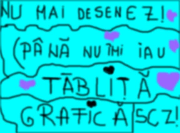 nu mai desenez pana nu imi iau tablita grafica