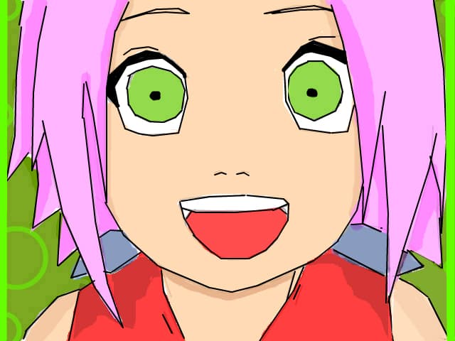 sakura XD..smile..
