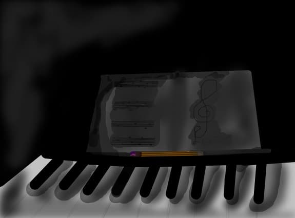 my pencil is my colour of music