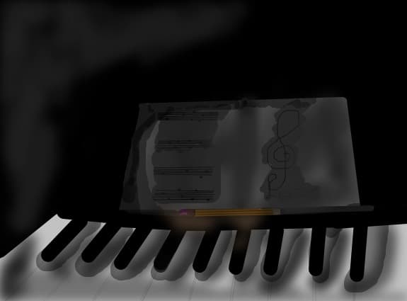 my pencil is my colour of music