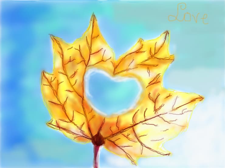 Autumn heart.