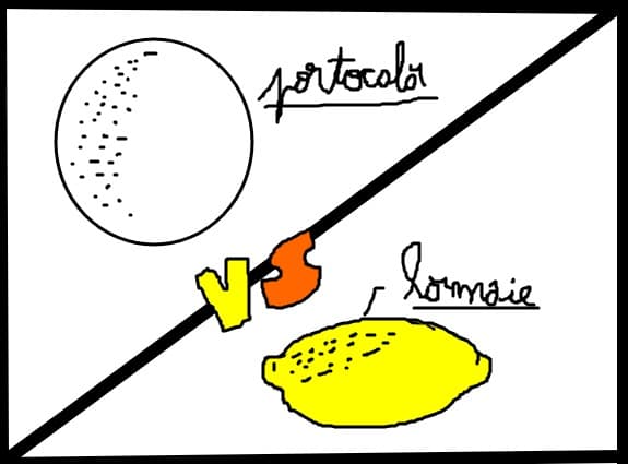 lamaie vs portocala?