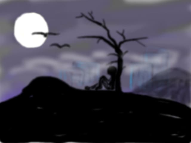 alone....