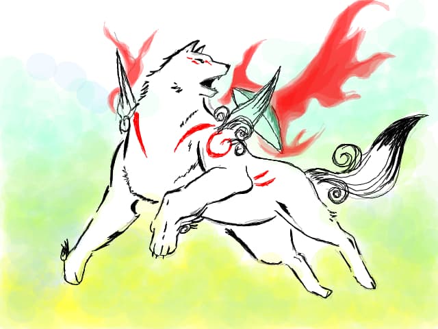 Okami Amatersu .cititi descrierea