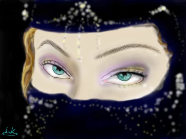 only eyes can say everything