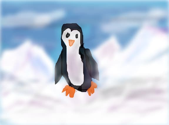 pinguinl de la polul nord