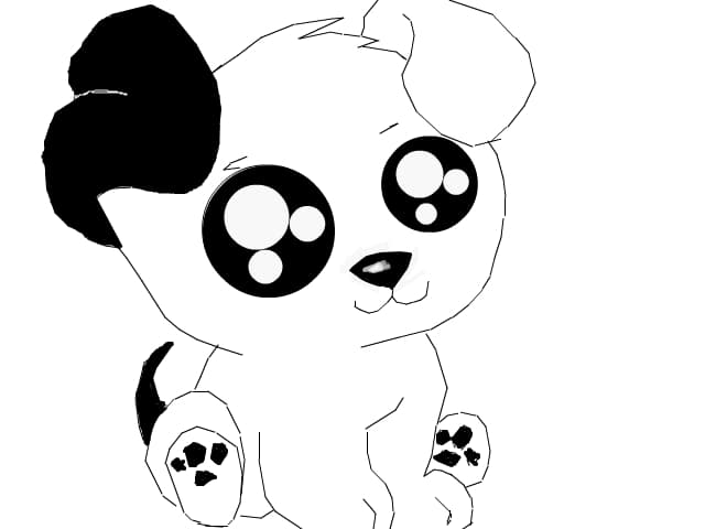 little anime puppy