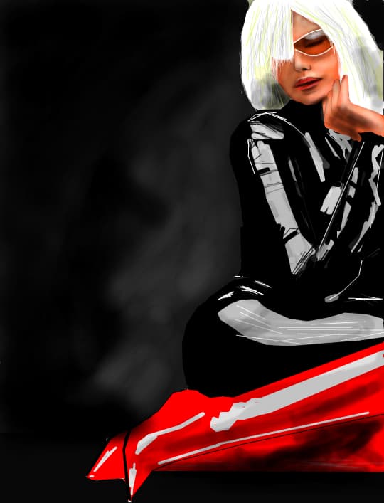 red boots