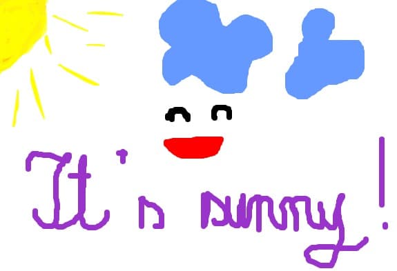 it\'s sunny
