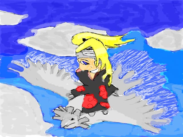Deidara flying