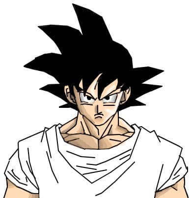 goku...merge greu dau desen peste