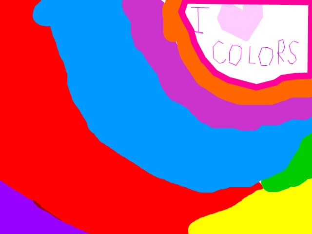 I Love Colors(Doar culorile din curcubeu.Acelea sunt cele mai frumoase)