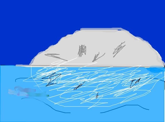 o sirena in ocean