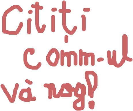 Cititi comm-ul va rog frumos