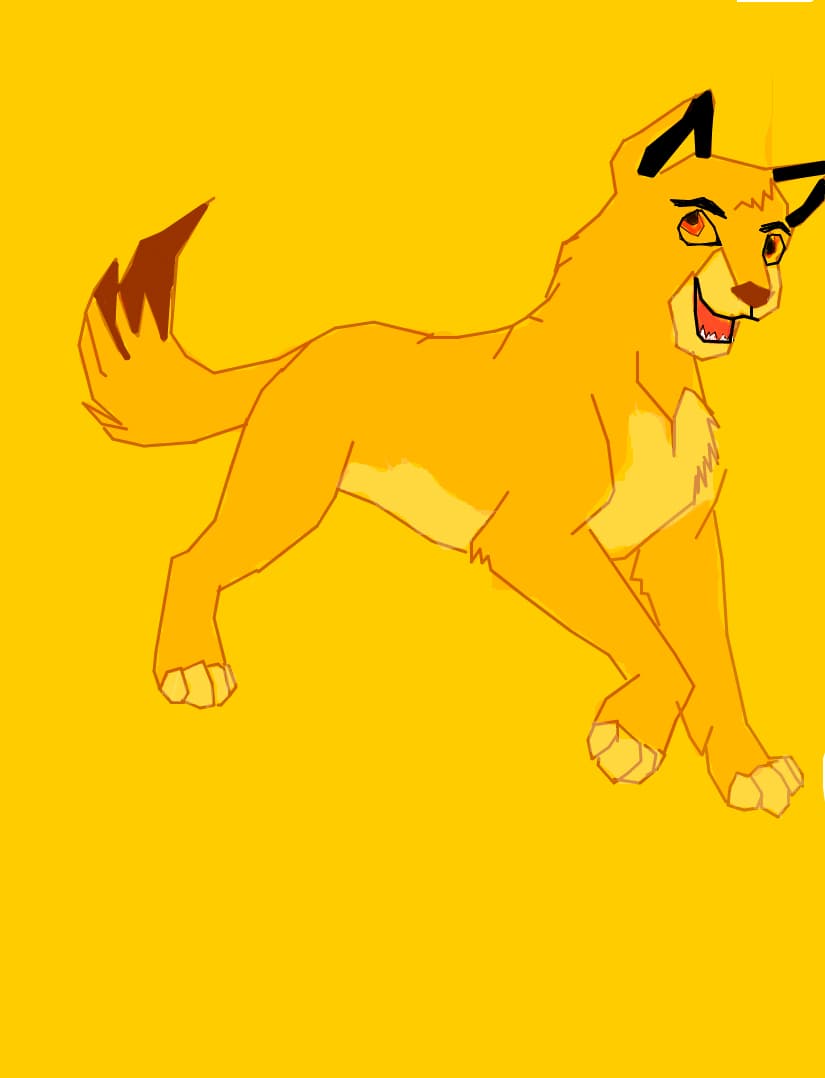 simba as a wolf xD