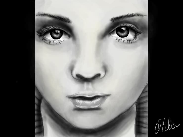 child...black and white