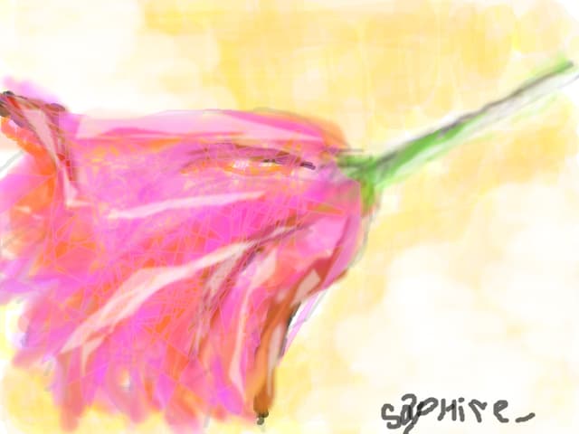 o floare