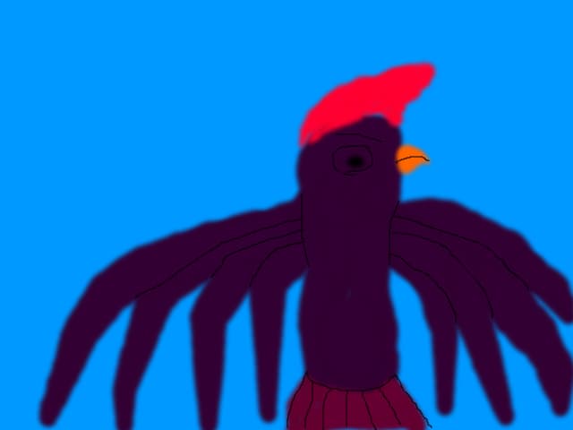 O pasare colorata