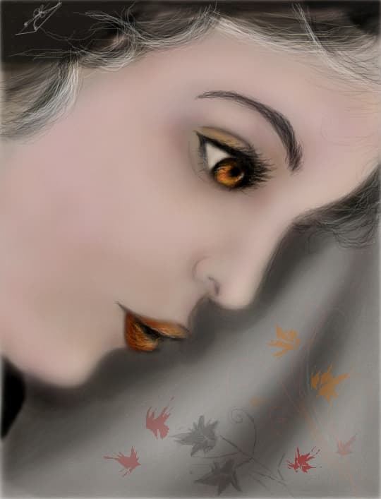 Autumn sick face