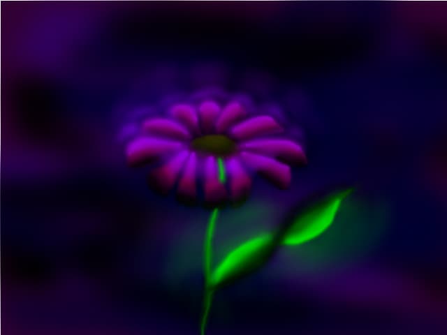 Floare fosforescenta