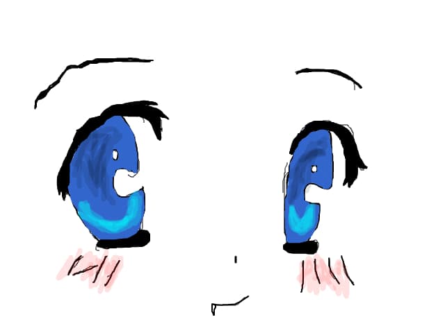 blue eyes