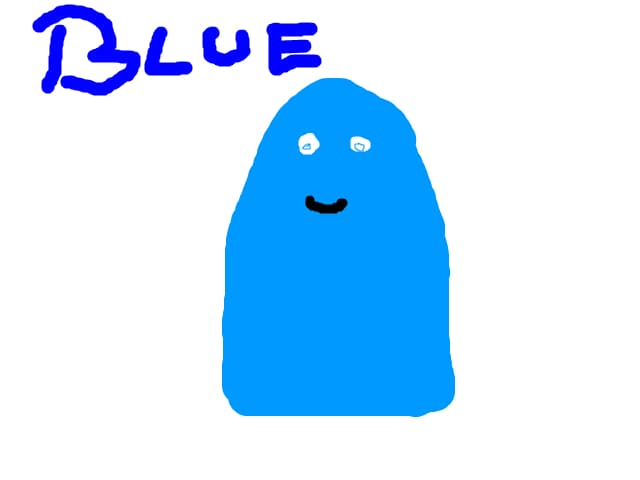 blue