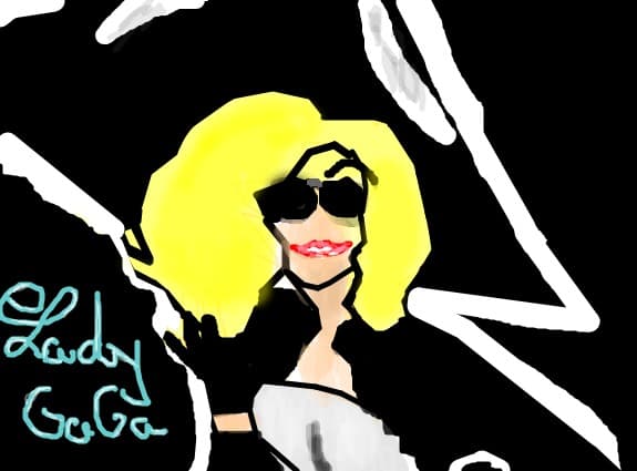 Lady GaGa(cantareata mhea preferata)pt. toti desenatori in special pt. fanii ei