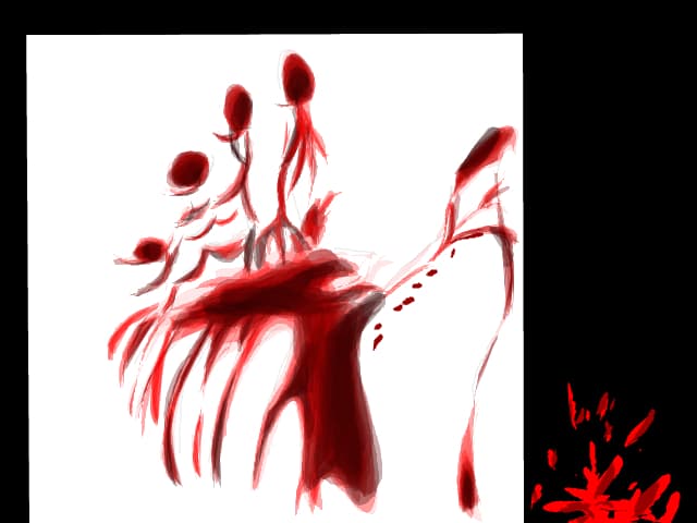 blood in my hand