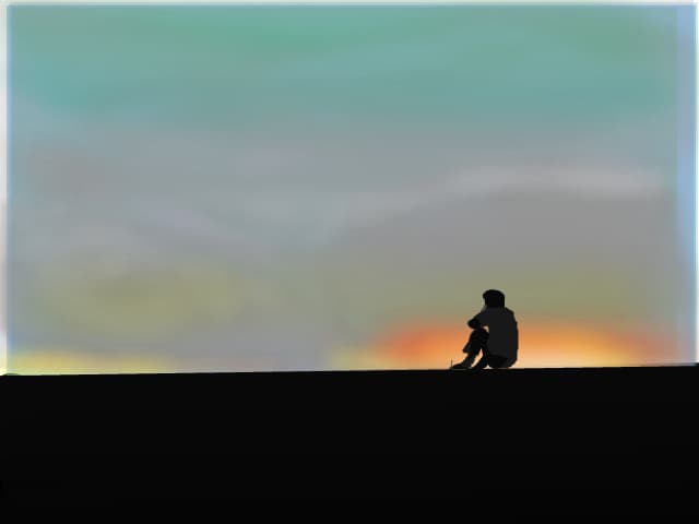 Above