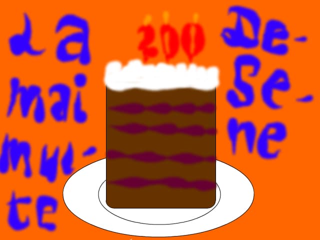 200 de desene