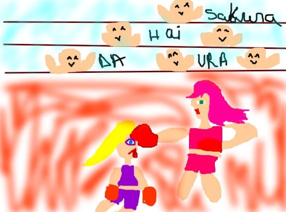 sakura vs ino K1