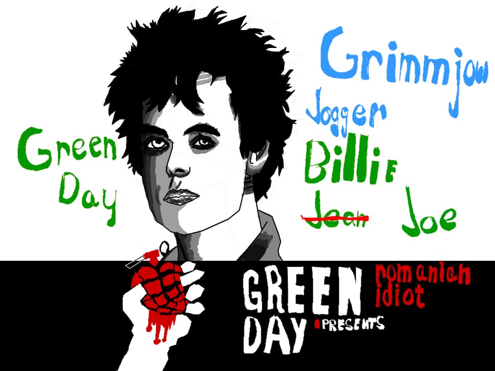Billie Joe Green Day-Romanian Idiot