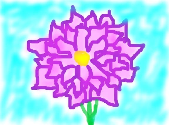 O floare...
