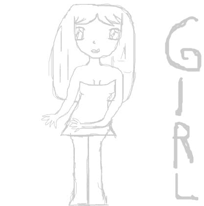 one girl