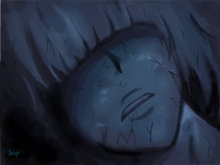 Rasiel - Sad Statue (colorat)