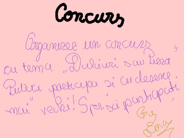 concurs :d cu tema dulciuri si pizza
