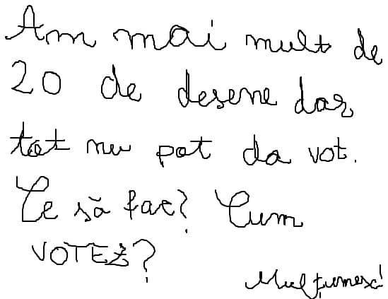 CUM VOTEZ???????????????