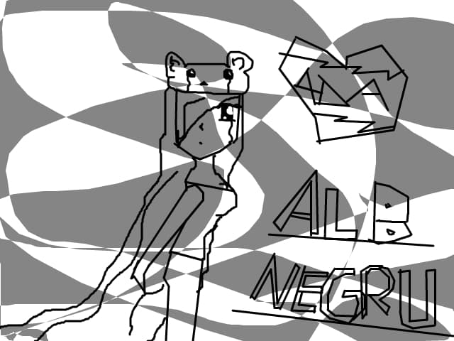 Alb....negru