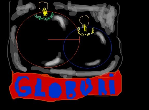 globuri simple la punga