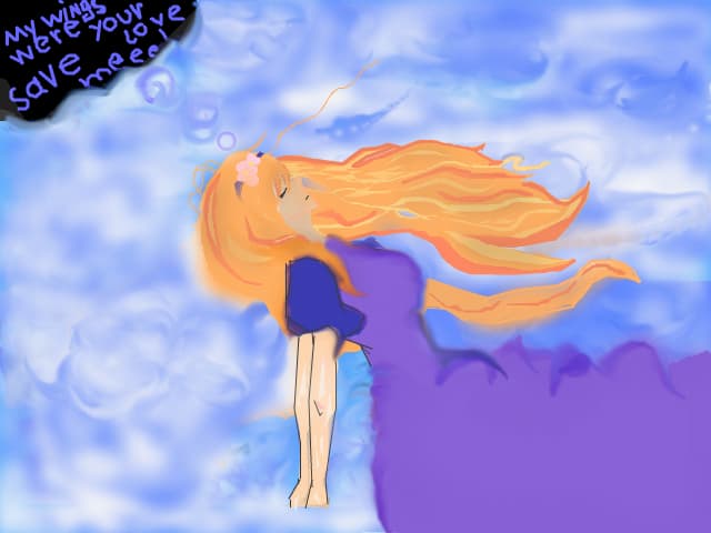 in the clouds